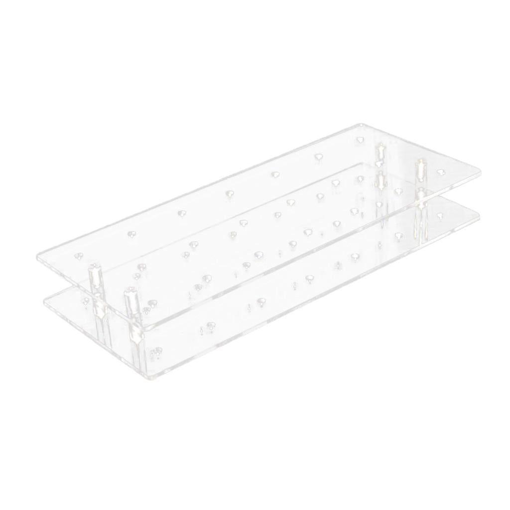 21 Holes Lollipop Stand Acrylic Display Stand 2 Tiers