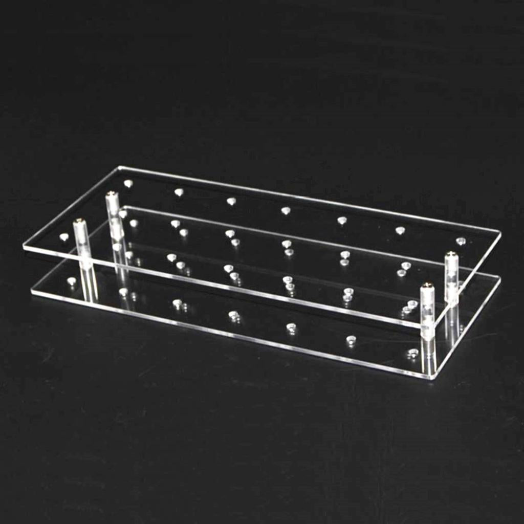 21 Holes Lollipop Stand Acrylic Display Stand 2 Tiers