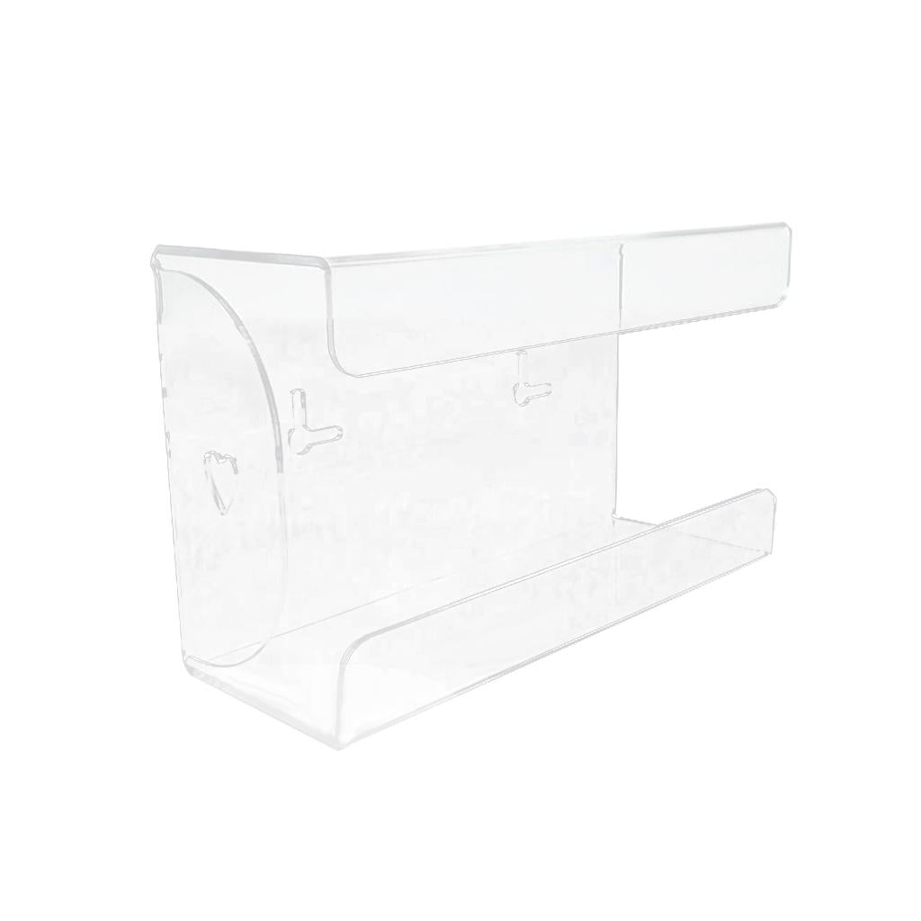 Wall Mountable Tissue Box Holder Clear Glove Box Stand Cover Office Decor