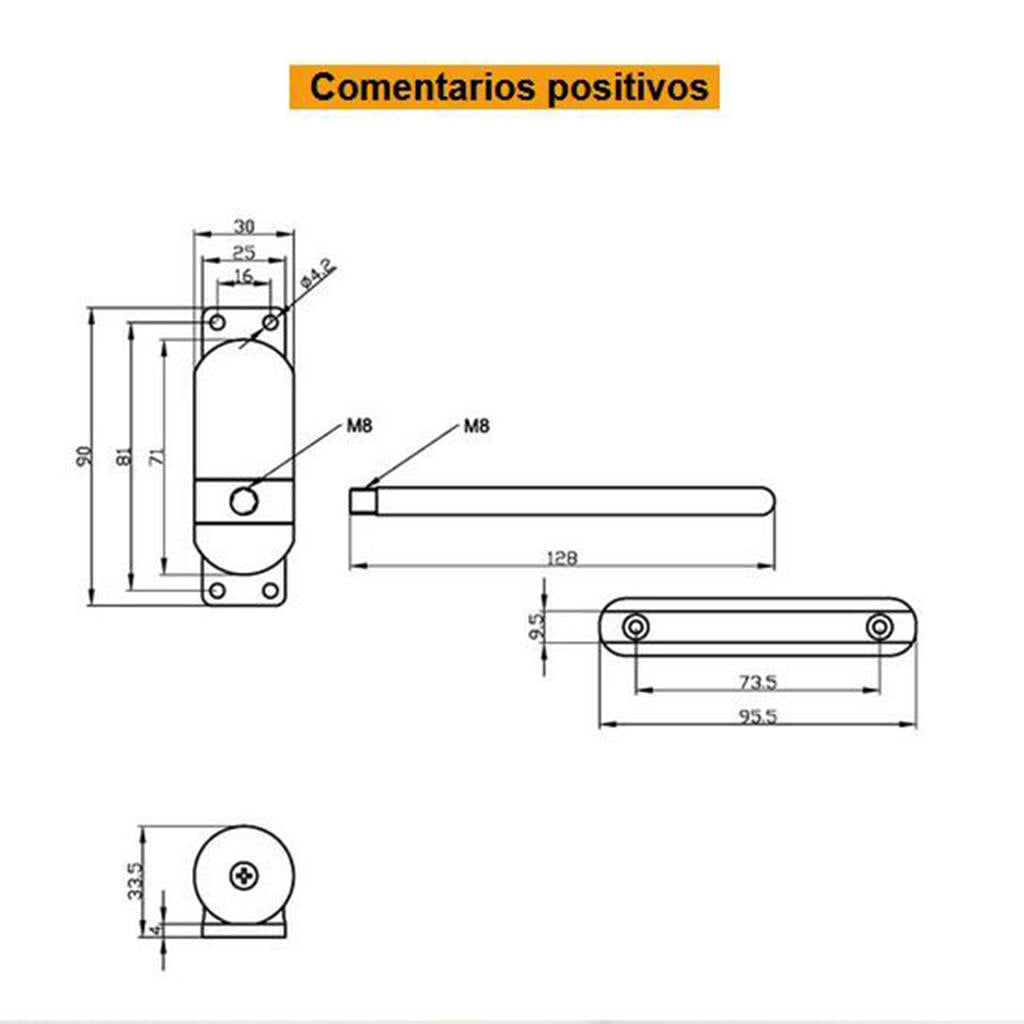 Automatic Door Closer Self-Closing Shutter for Light Home/Commercial Door