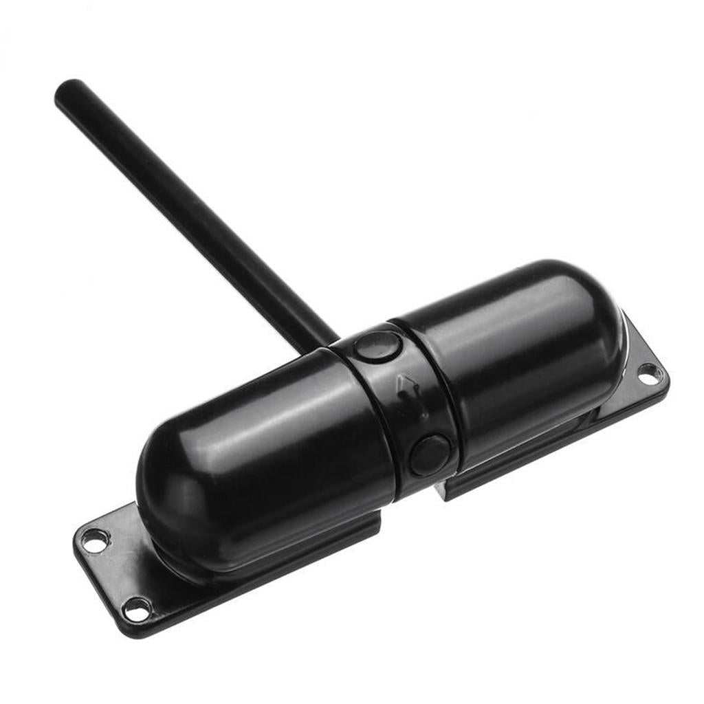 Mini Door Closer Automobile Adjustable Surface Mounted Door Stopper Black