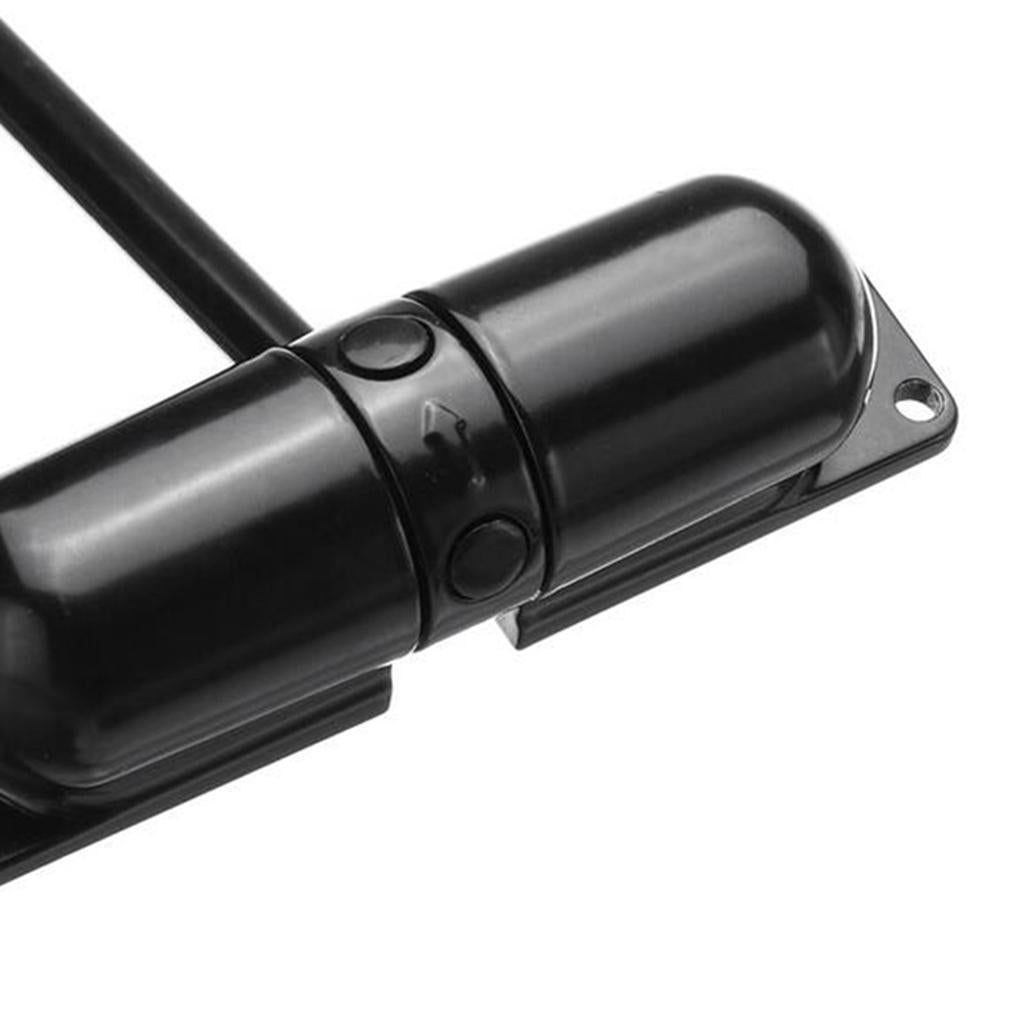 Mini Door Closer Automobile Adjustable Surface Mounted Door Stopper Black