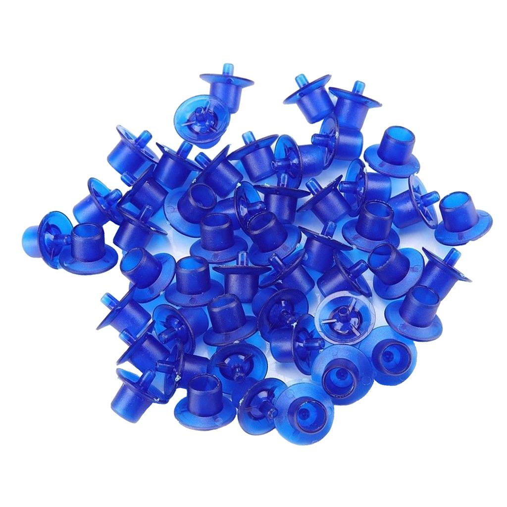 100Piece Beekeeping Raise Rearing Cell Cup Cage Apiculture Tool Plastic Blue