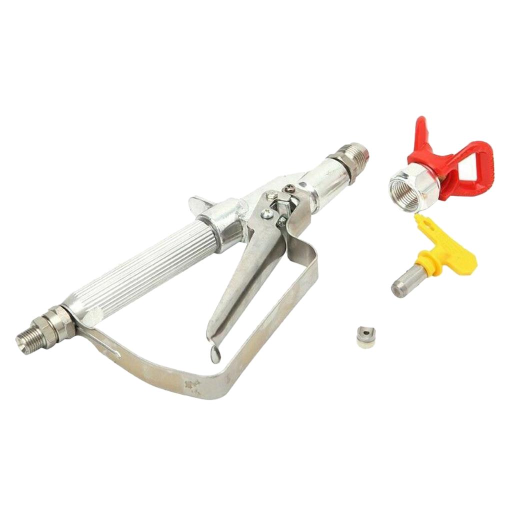 High Pressure Airless Paint Spray Gun w/Tip Car Body Coating Sprayer Machine