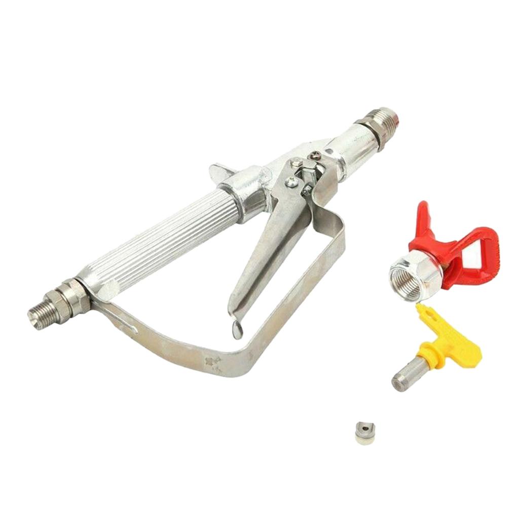 High Pressure Airless Paint Spray Gun w/Tip Car Body Coating Sprayer Machine