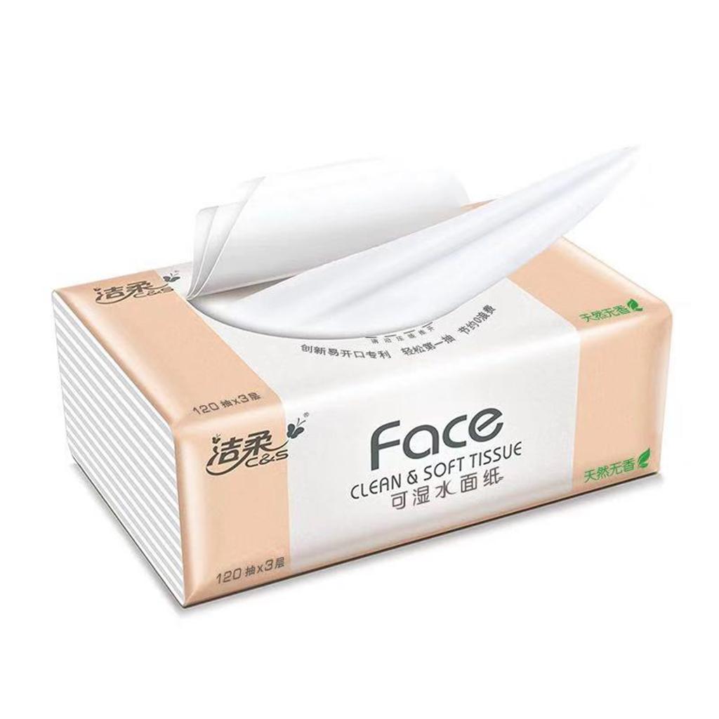 3 Pack 360 Sheets Facial Clean Tissue Paper Bulk Bath Toilet Paper 3 Ply
