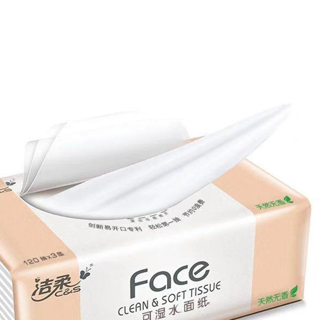 3 Pack 360 Sheets Facial Clean Tissue Paper Bulk Bath Toilet Paper 3 Ply