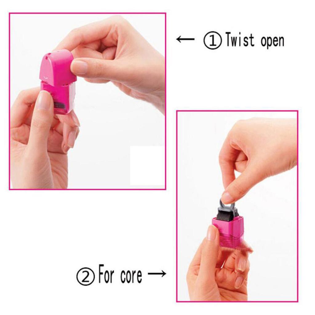 Identity Theft Protection Stamp Roller Anti Theft Guard ID Yellow