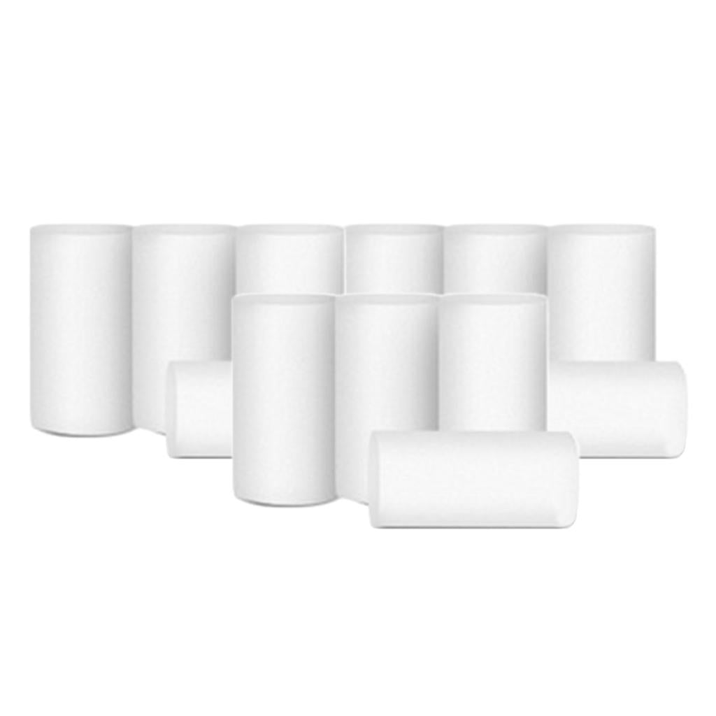 12 Rolls 4-Ply Toilet Paper Roll Pulp Bath Tissue Comfort Household Towel