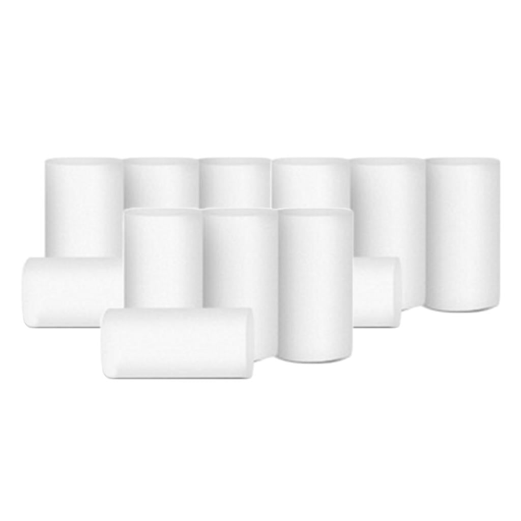 12 Rolls 4-Ply Toilet Paper Roll Pulp Bath Tissue Comfort Household Towel