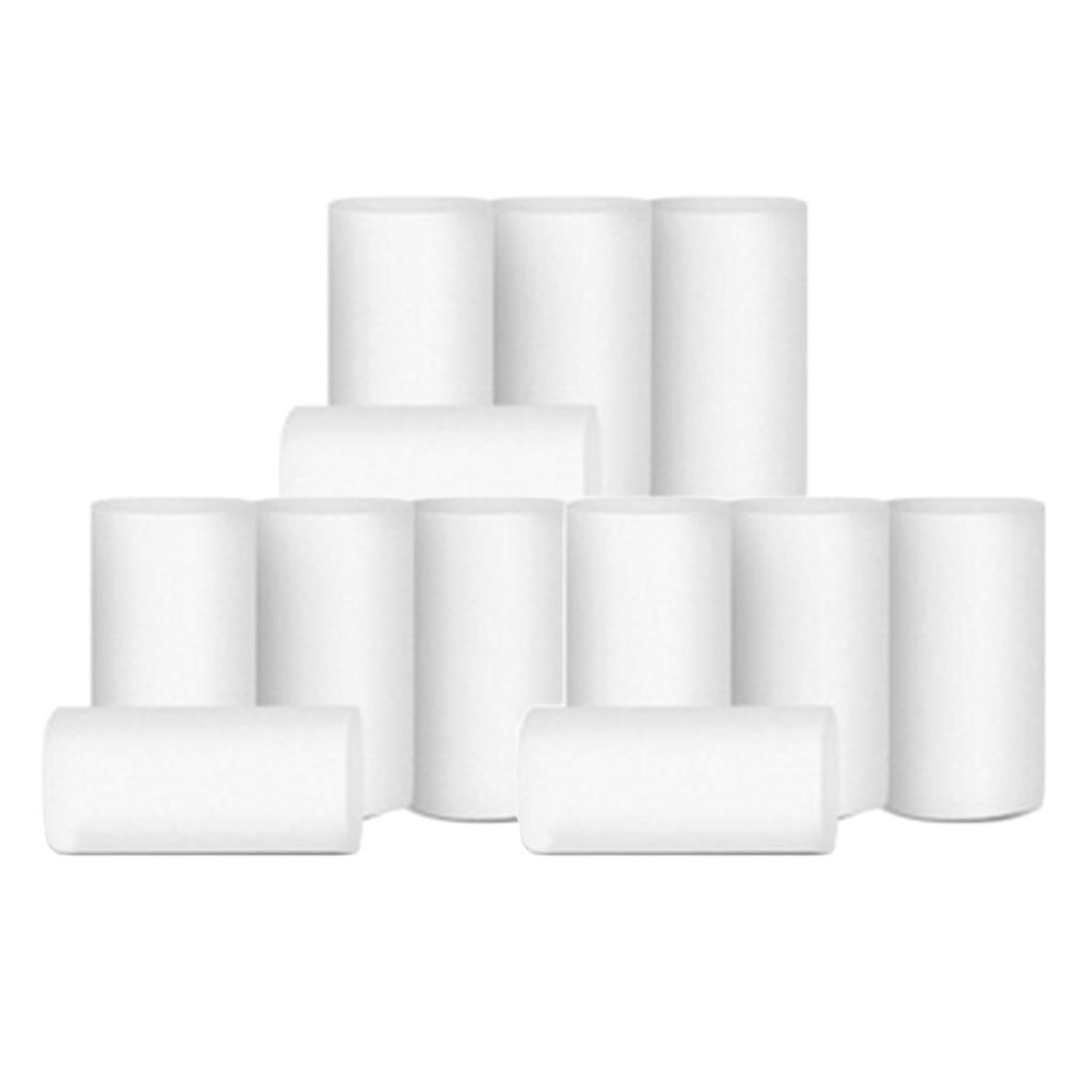 12 Rolls 4-Ply Toilet Paper Roll Pulp Bath Tissue Comfort Household Towel