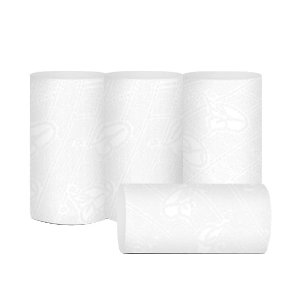 10 Rolls Home Household 4 Ply Bath Toilet Paper Tissue Napkin Kitchen Paper