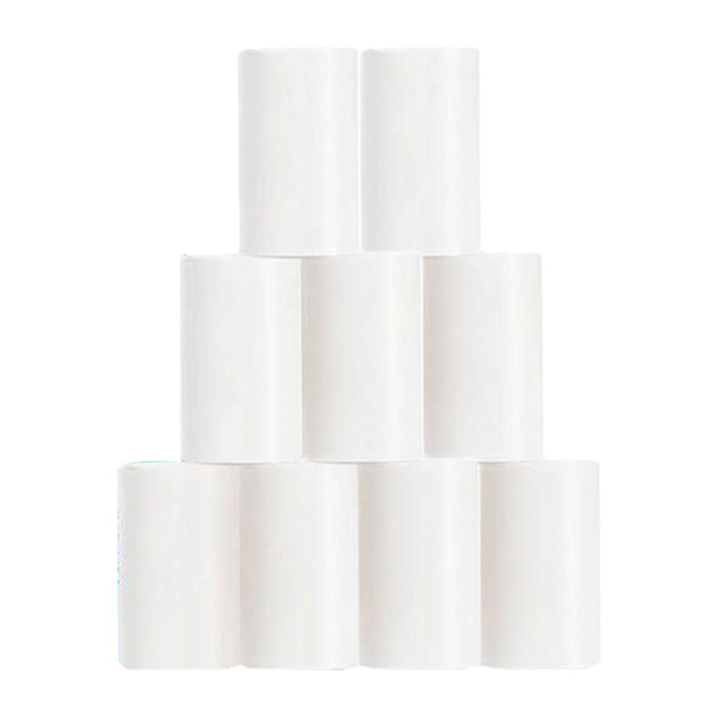 12 Rolls 4-Ply Toilet Paper Bulk Roll Bath Bathroom Tissue Household Towel