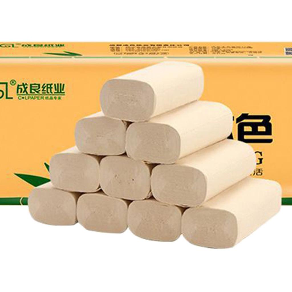 12 Rolls Home Household 4 Ply Bath Toilet Paper Tissue Napkin Kitchen Paper