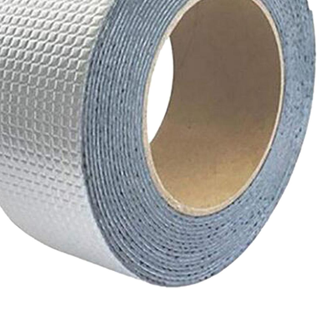 Aluminum Foil Butyl Rubber Tape Adhesive Waterproof Roof Pipe Tank Repair