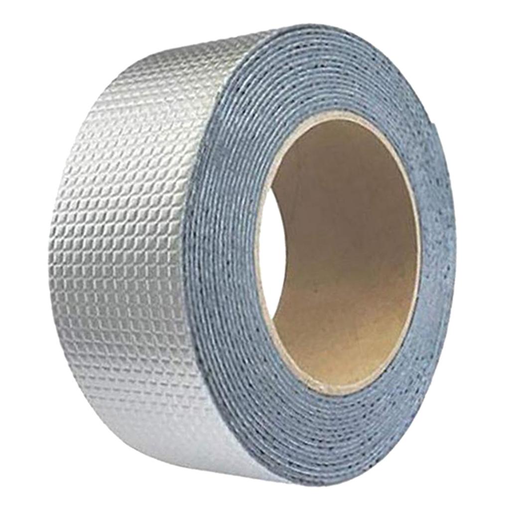 Aluminum Foil Butyl Rubber Tape Adhesive Waterproof Roof Pipe Tank Repair