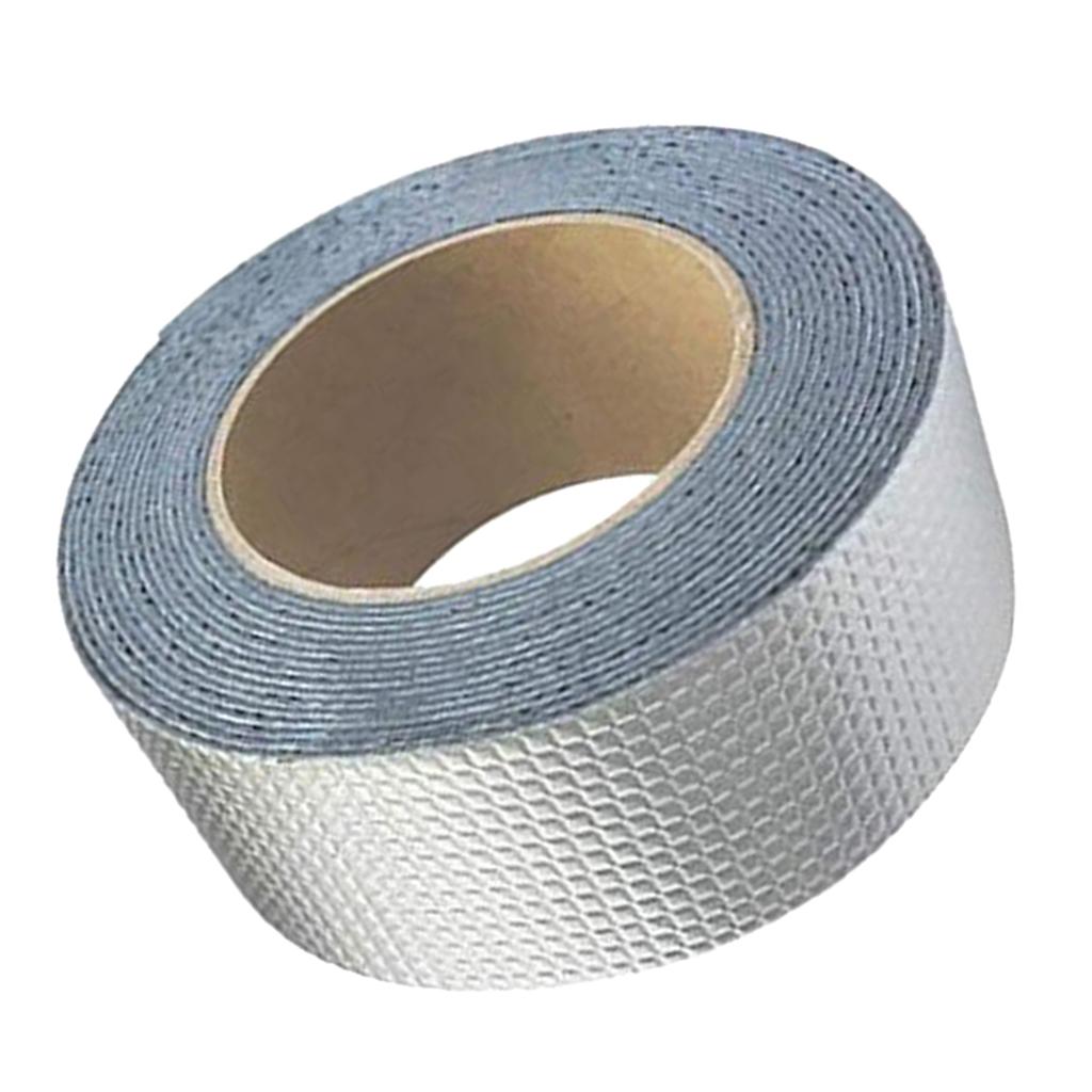 Aluminum Foil Butyl Rubber Tape Adhesive Waterproof Roof Pipe Tank Repair