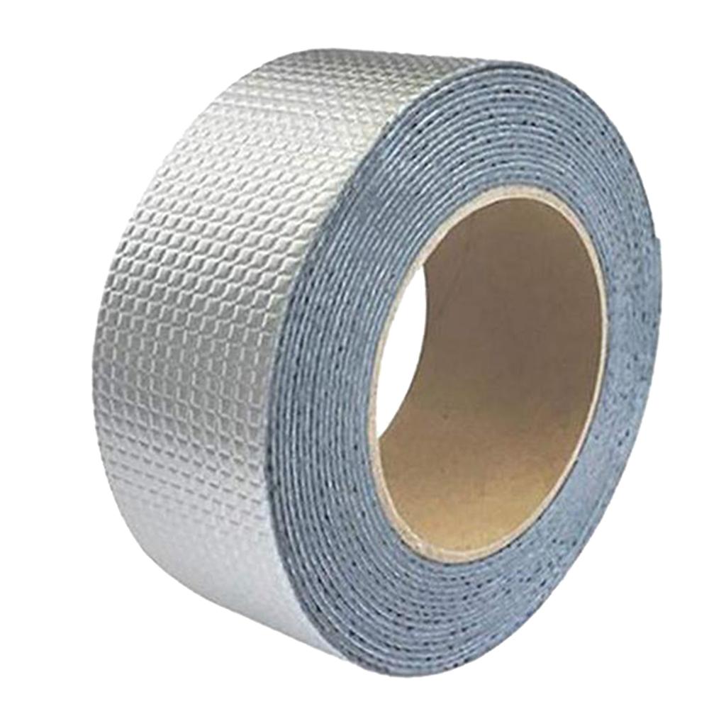 Aluminum Foil Butyl Rubber Tape Adhesive Waterproof Roof Pipe Tank Repair