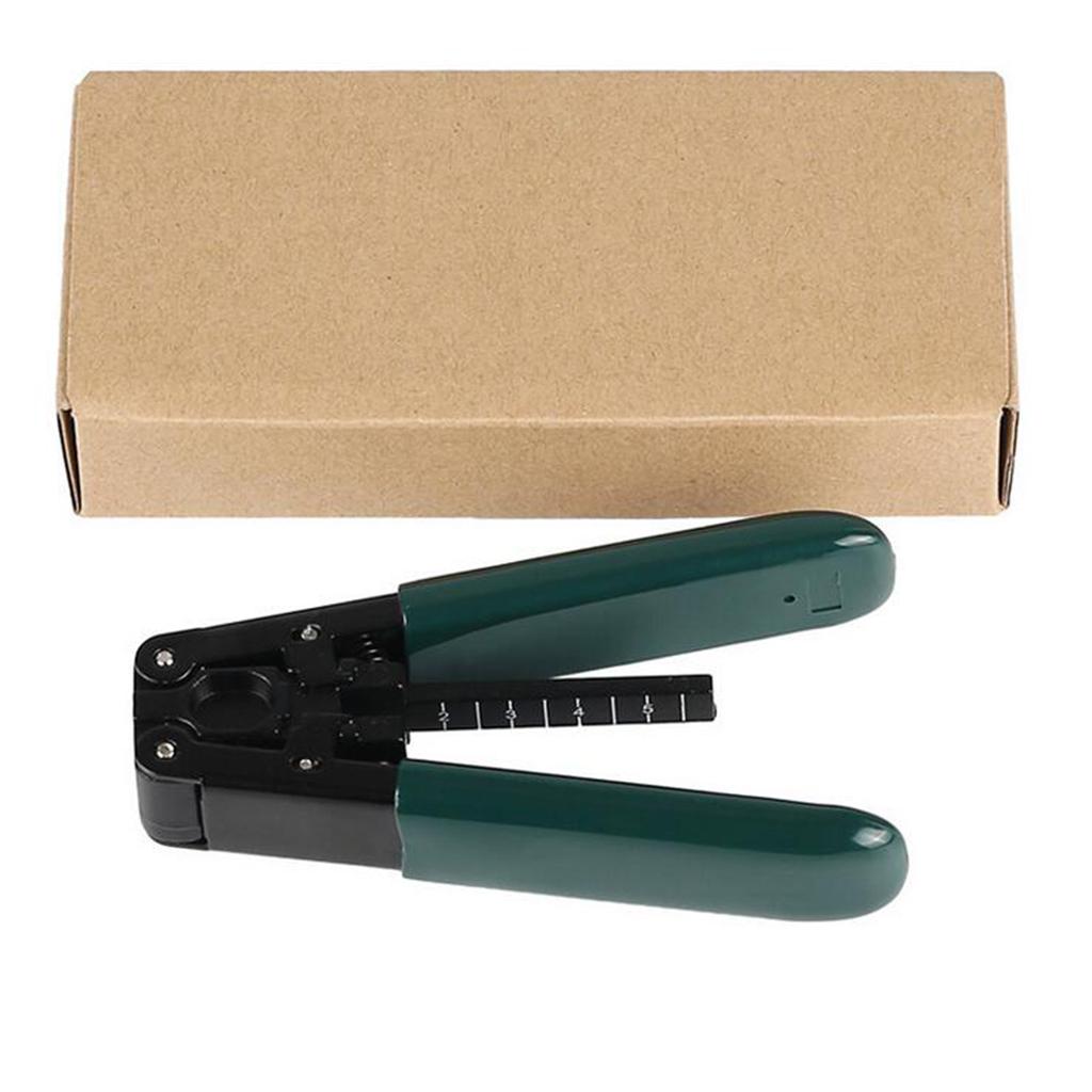 Metal Fiber Optic Stripper Tool Kit Wire Stripping Cable Wire Cut Stripper
