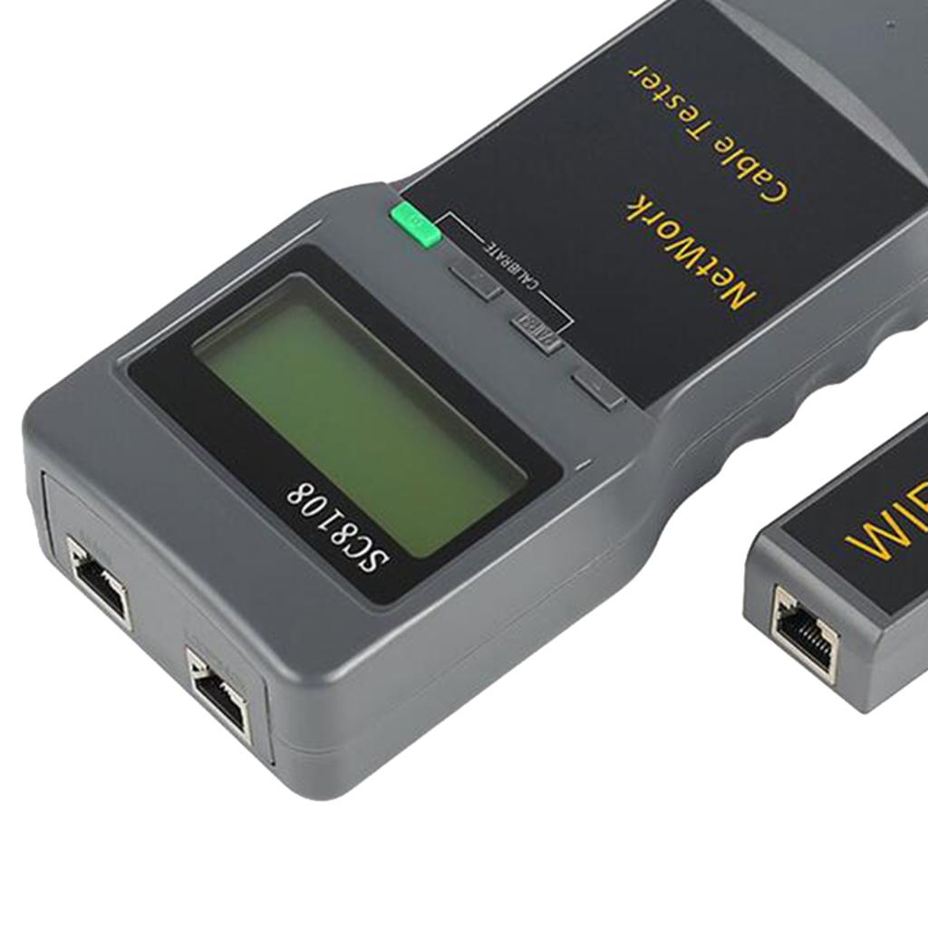 LCD Digital Network Wire Cable Tester LAN Cable Test Measurement Rangefinder