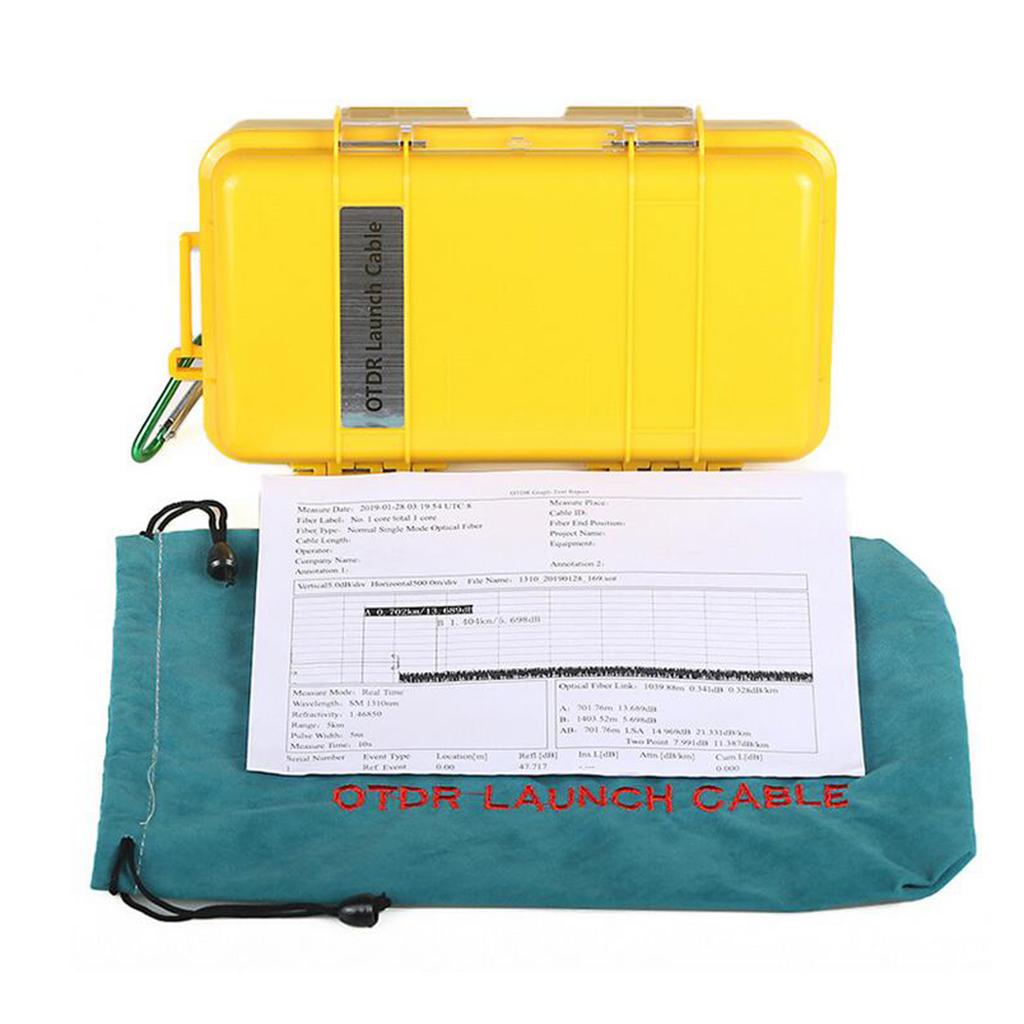 Single Mode SC/UPC-SC/UPC OTDR Launch Cable Box Dead Zone Eliminator Testing