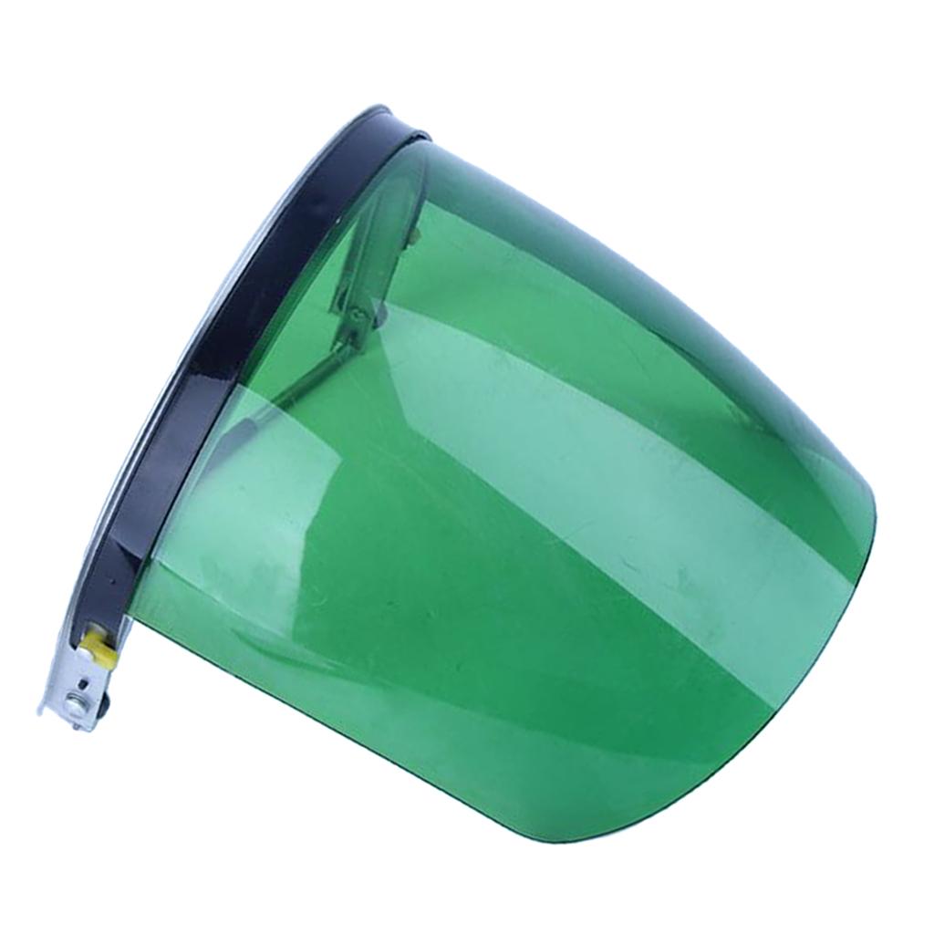 Head-mount Face Eye Shield Screen Safety Protective Mask Dust Proof Green