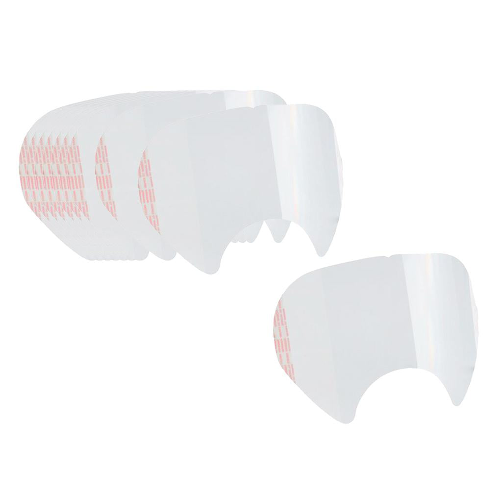 10 Pieces Full Facepiece 6885 Face Shield Lens Cover for 3-M 6000 Series