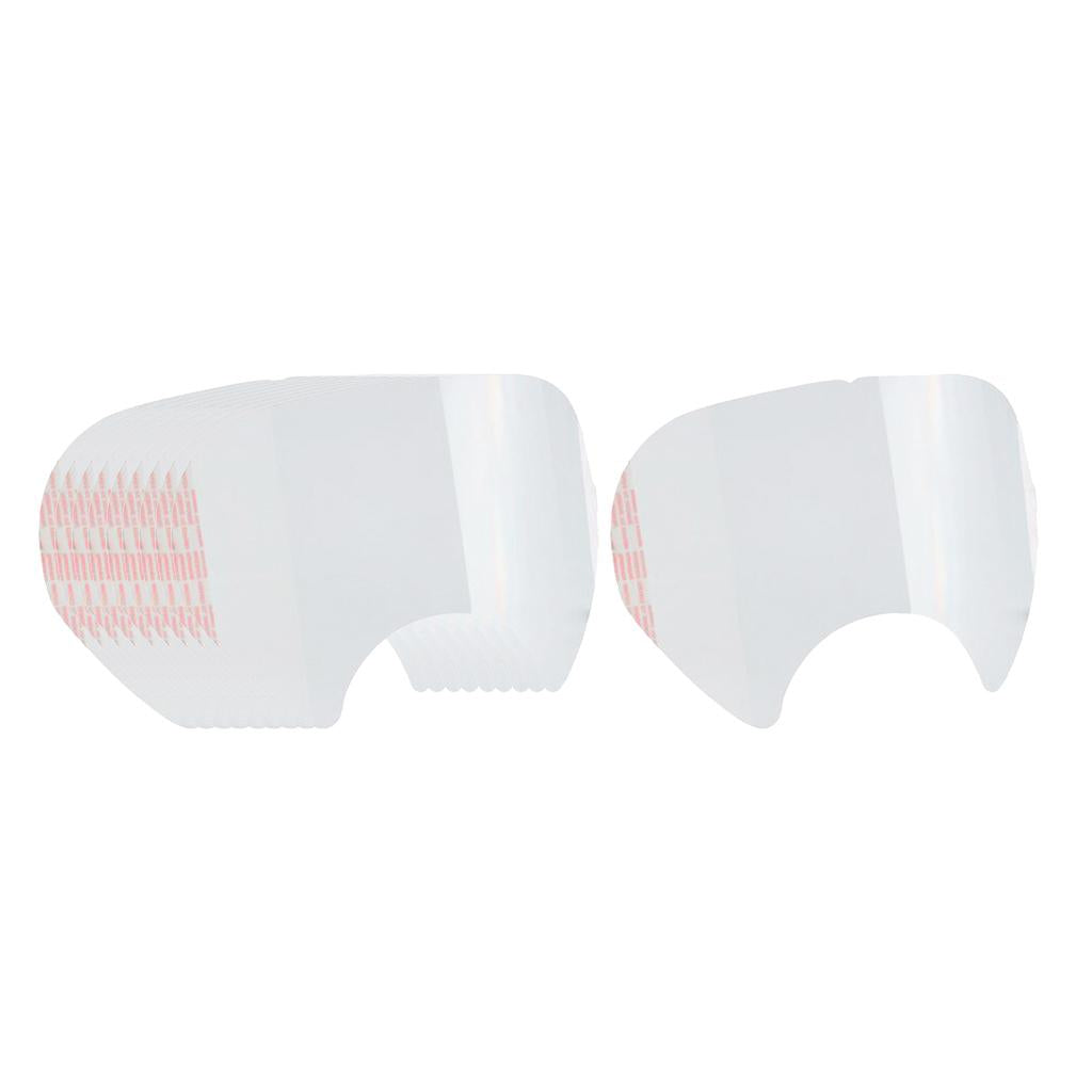 10 Pieces Full Facepiece 6885 Face Shield Lens Cover for 3-M 6000 Series