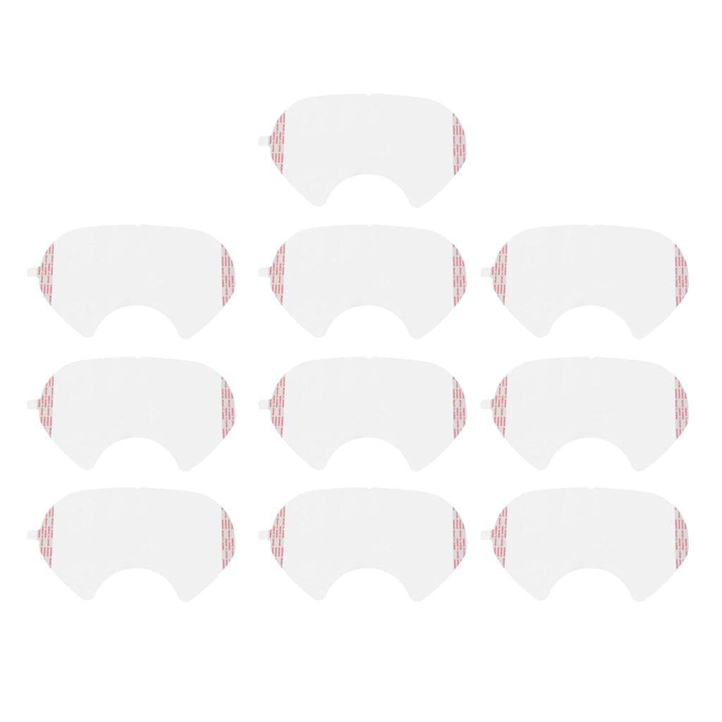 10 Pieces Full Facepiece 6885 Face Shield Lens Cover for 3-M 6000 Series