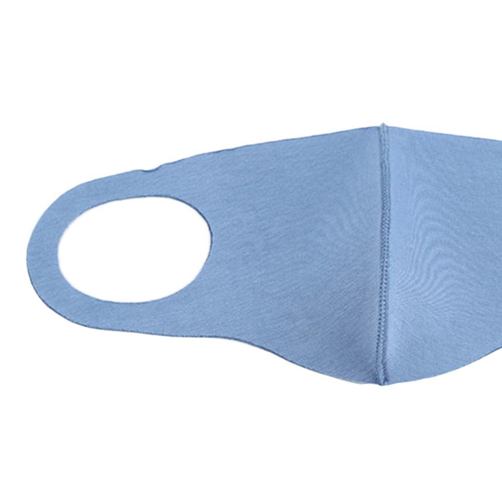 Mask Spring Summer Children Sponge Ice Silk Breathable Dust Haze Blue