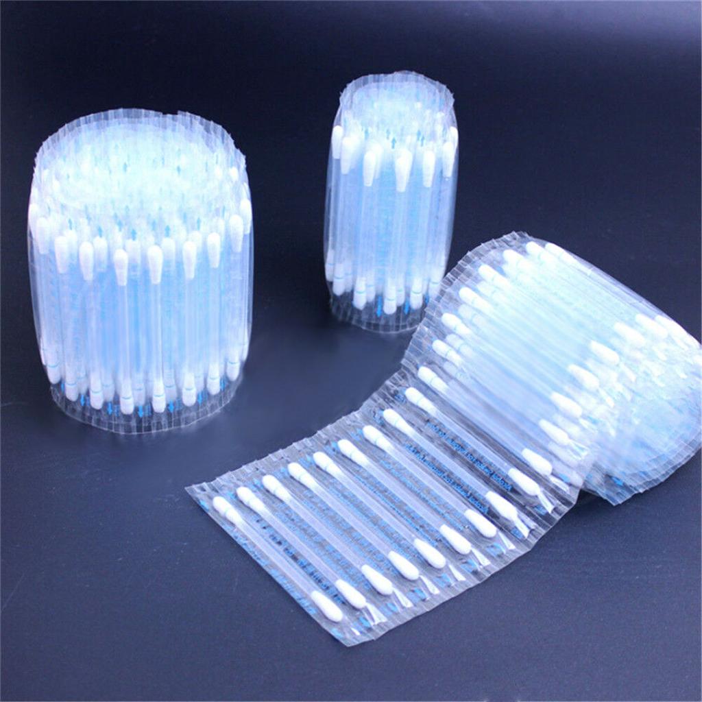 100Pcs Double Heads Disposable Alcohol Stick Disinfected Cotton Swabs Kit