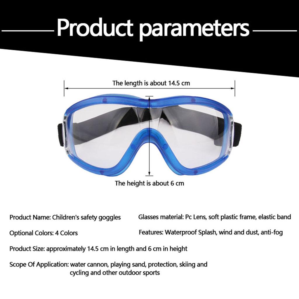 Practical Anti-Radiation Children Safety Goggles Eyewear for Kids Child Light Blue
