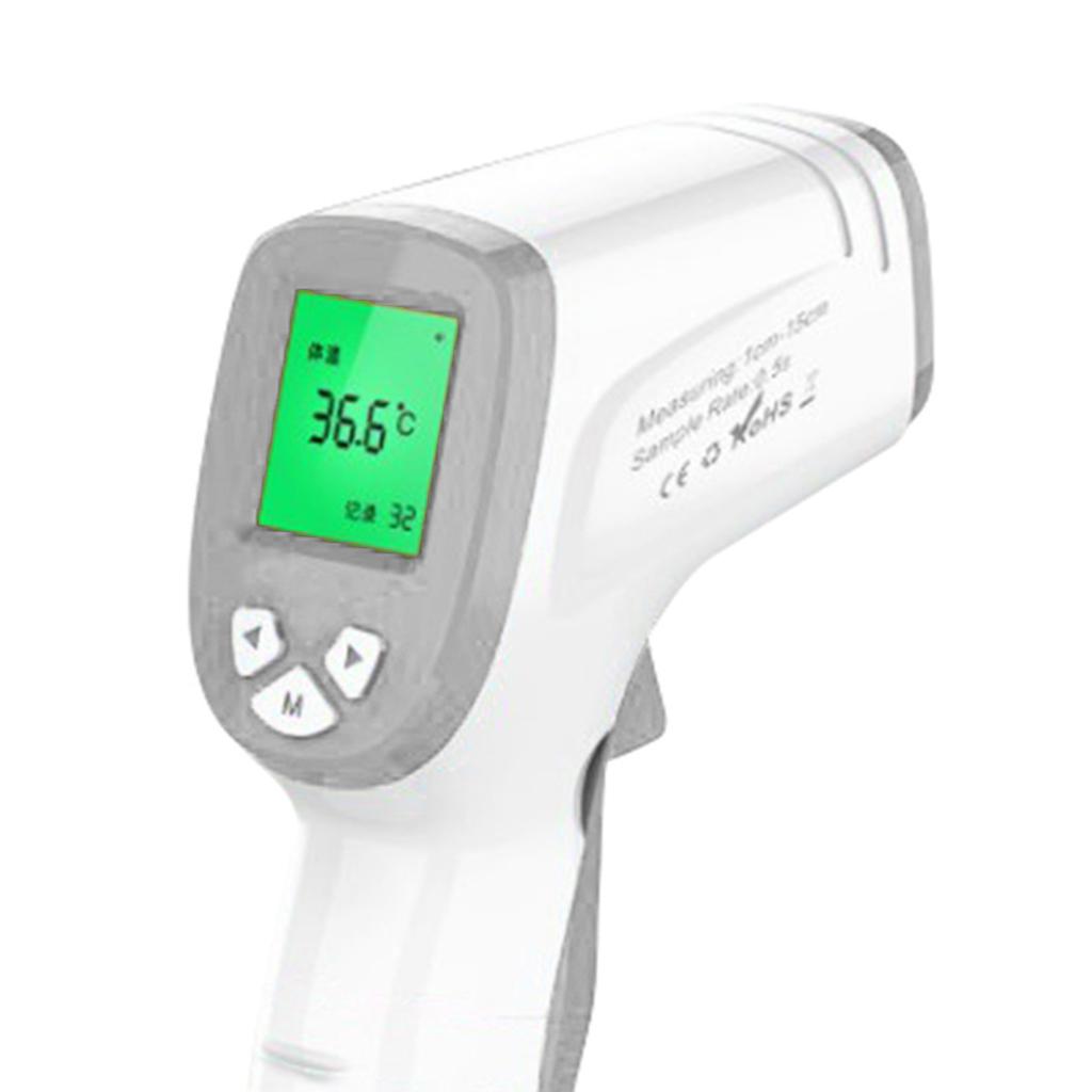 Kids Adult Infrared Thermometer Non-Contact Body Forehead Thermometer Gray