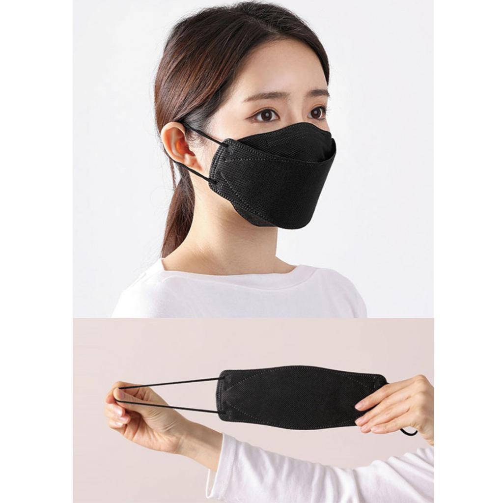 10Pcs Disposable Mouth Face Masks Mouth Cover Black Face Mask Unisex