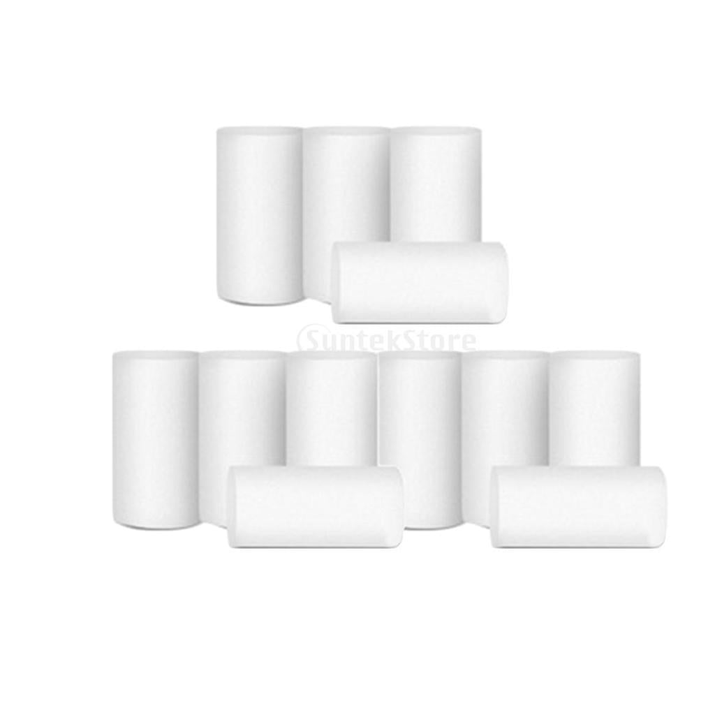 12 Rolls 4-Ply Toilet Paper Roll Pulp Bath Tissue Household Towel