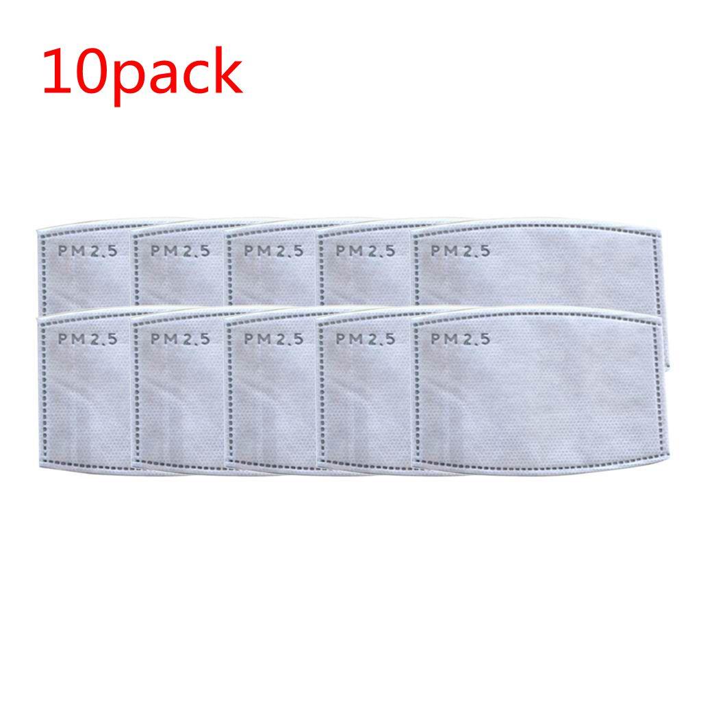 10PCS PM2.5 Replaceable Mouth Respirator Filter Face Mask Filter For Adult L