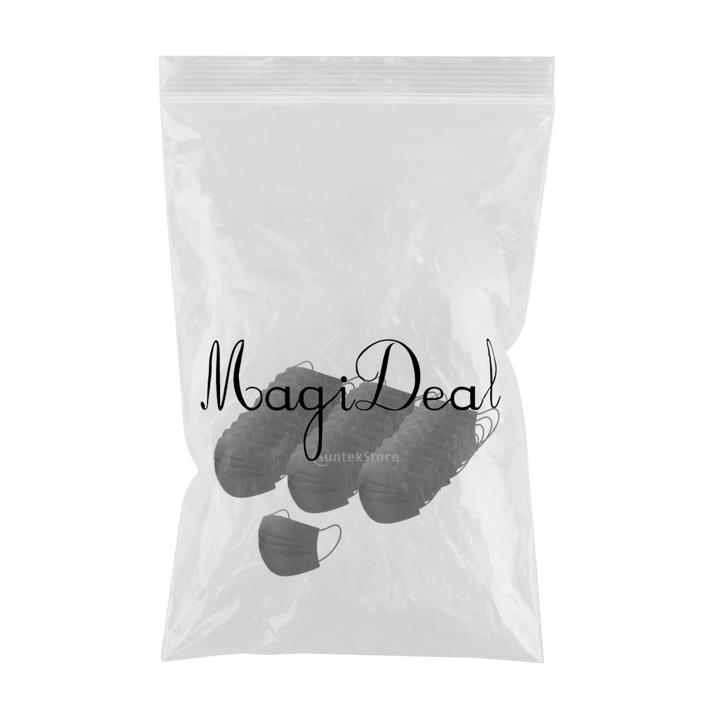 Children'S Dust Proof Breathable Protective Three Layer Anti Fog Mask Black