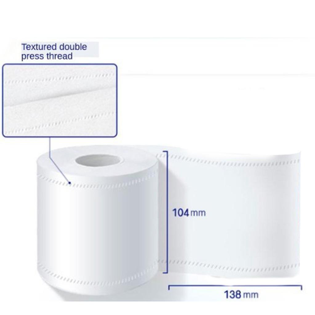 10 Rolls Home 4 Ply Bath Toilet Paper Tissue Napkin Kitchen Papers