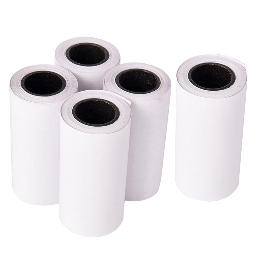 2.24x1.97in Thermal POS Receipt Paper 5pcs Supermarket Portable Printer