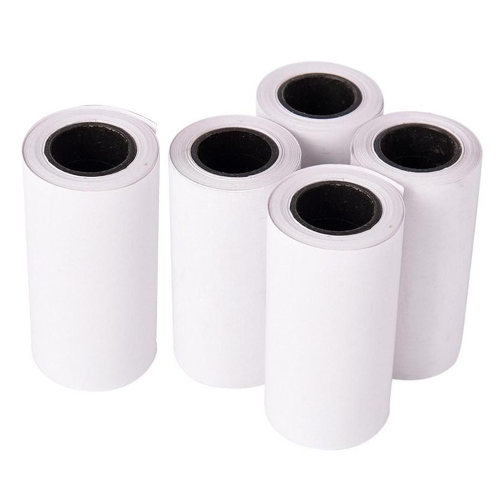 2.24x1.97in Thermal POS Receipt Paper 5pcs Supermarket Portable Printer