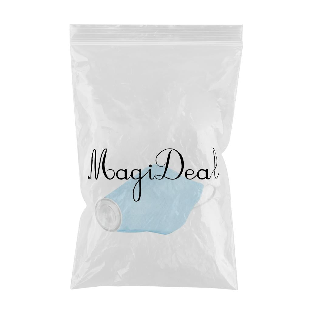 Pet Dog Face Mouth Dust Mask Mouthcover Pet Anti-fog Muzzle w/ Strap Blue L
