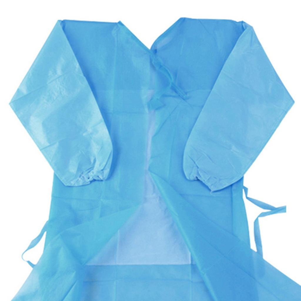 Disposable Protective Suits Waterproof Dustproof Safety Coveralls 10pcs M