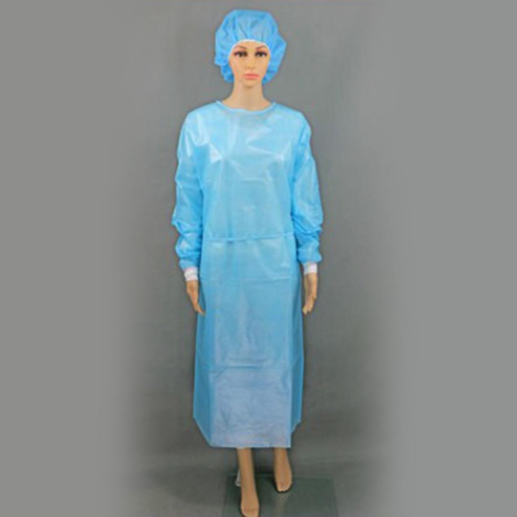 Disposable Protective Suits Waterproof Dustproof Safety Coveralls 10pcs XL