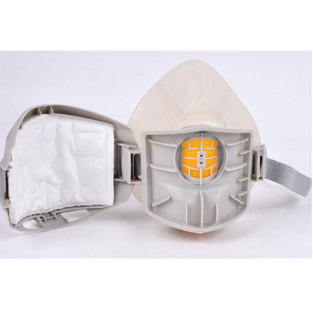 ST-AG Silica Gel Half Face Dust Mask Dustproof Welding Fume Mask