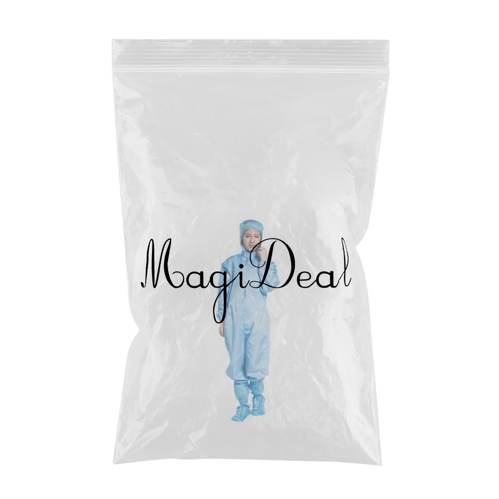 Protective Clothing Dust-proof Coverall Suit Isolation Clothing L Blue