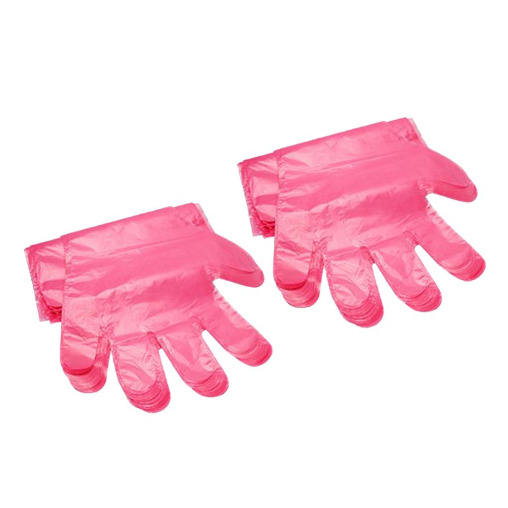 Long Arm Cleaning Working Examination Plastic Gloves 90cm Pink 50Pcs