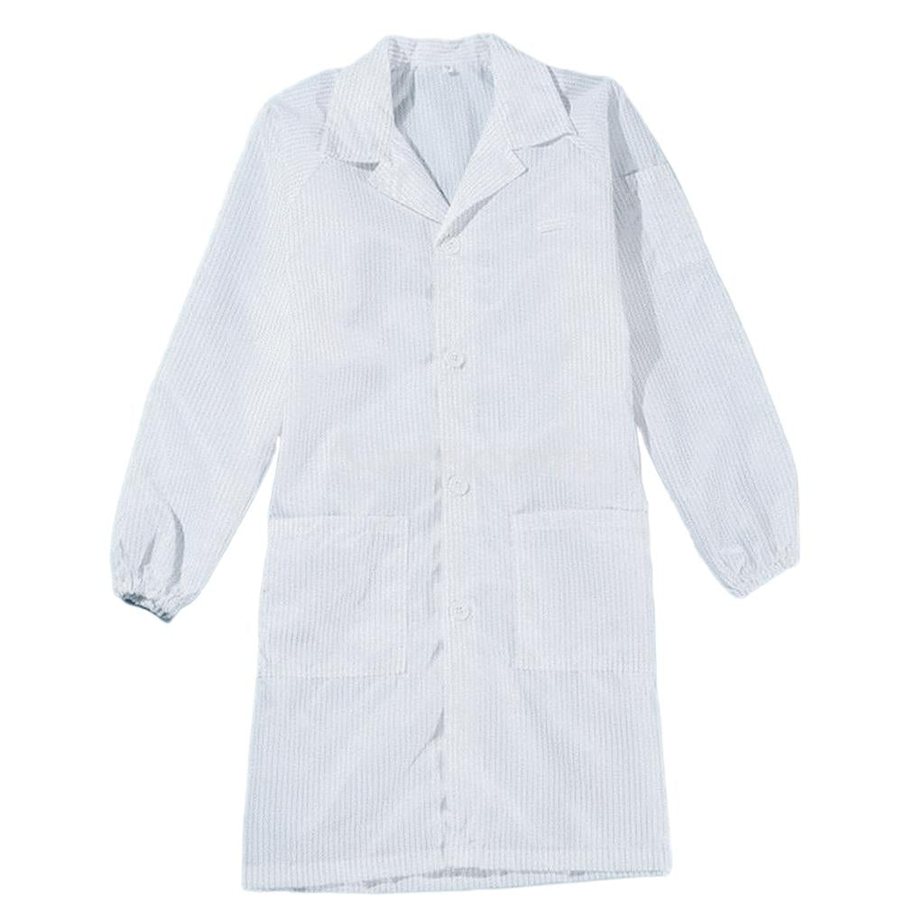 Protective Overall Dustproof Anti-static Workwear  XL White