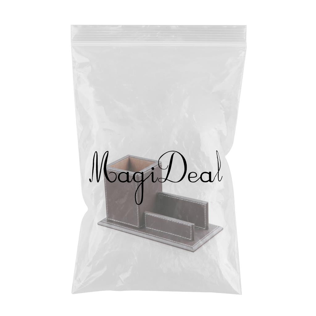 Multi-functional Creative leather Pen Holder Business Card Holder Coffee