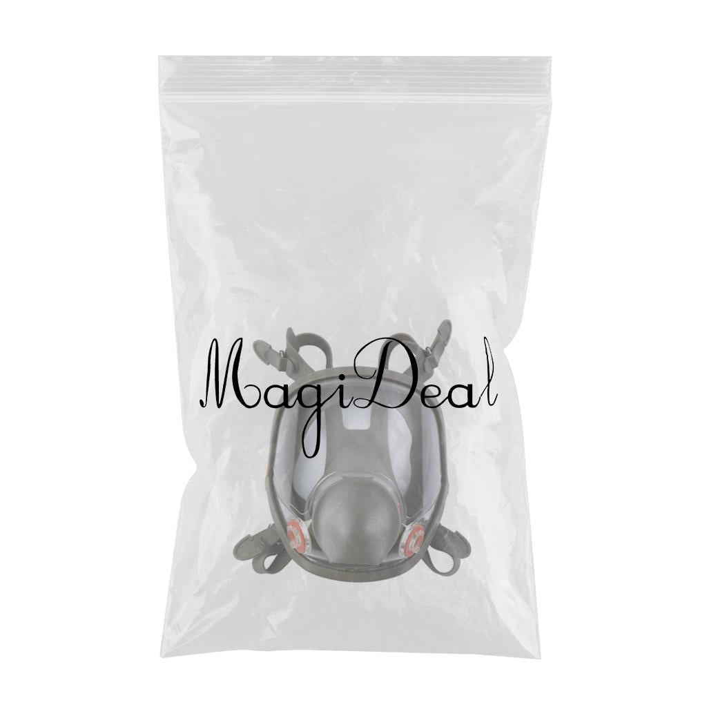 Large Gas Mask 6800 Facepiece Comfortable Silica Gel Head-mounted Adjustable A