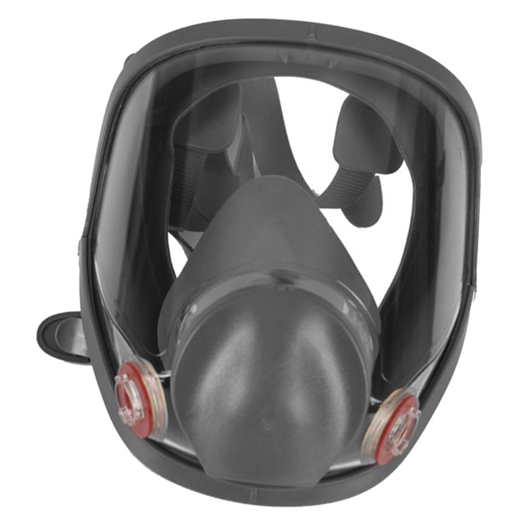 Large Gas Mask 6800 Facepiece Comfortable Silica Gel Head-mounted Adjustable A